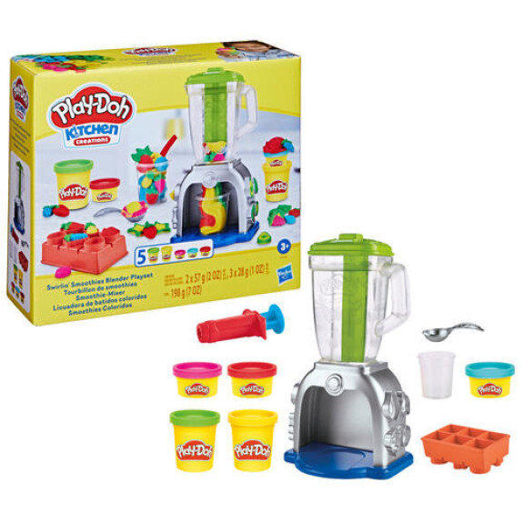 Play Doh Swirlin Smoothies Blender Playset